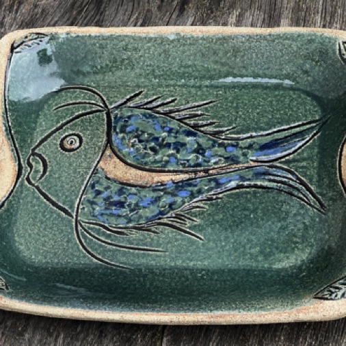 02 Fish Dish 35 X 28cm £70