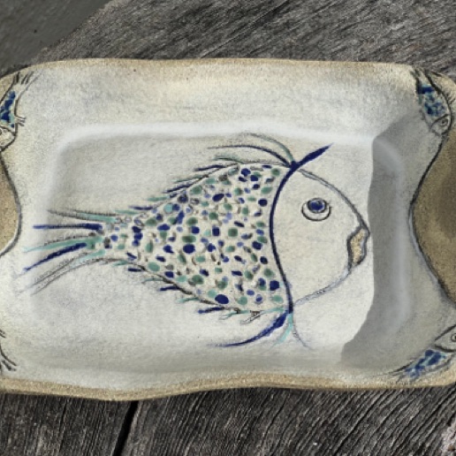 01 Fish Dish 35 X 28cm £70 01 Fish Dish 35 X 28cm £70