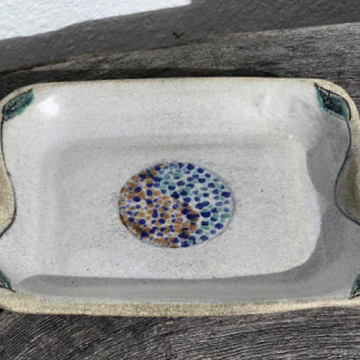 10 Sea Glass Dish 35 X 28cm £70 10 Sea Glass Dish 35 X 28cm £70